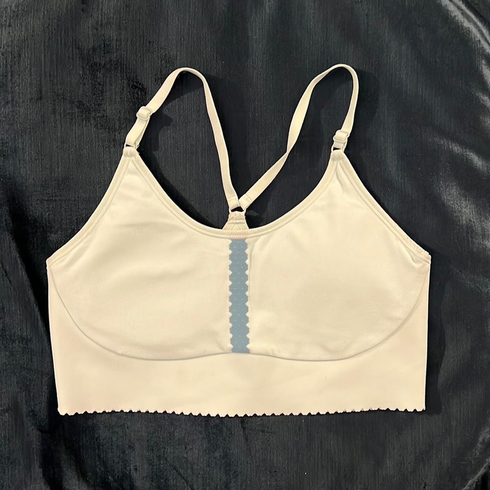 Baby blue Nike sports bra